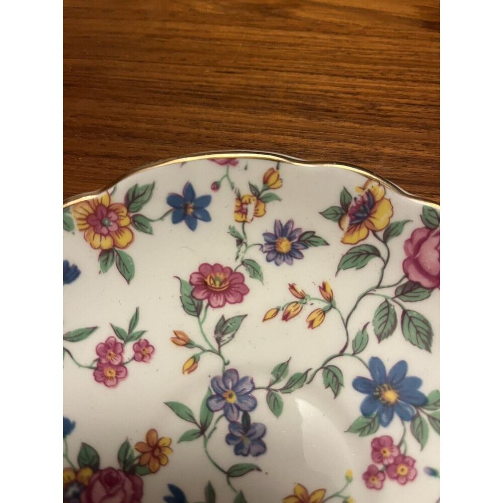 REGENCY Cup & Saucer Chintz Pattern England Fine Bone China - Picture 5 of 6